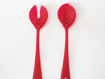 新塑料沙拉叉勺 厂家直销，优质厨房用品